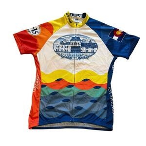 Voler Cycling Womens Jersey Glenwood Hot Springs Spa Rockies Size XLColorado USA